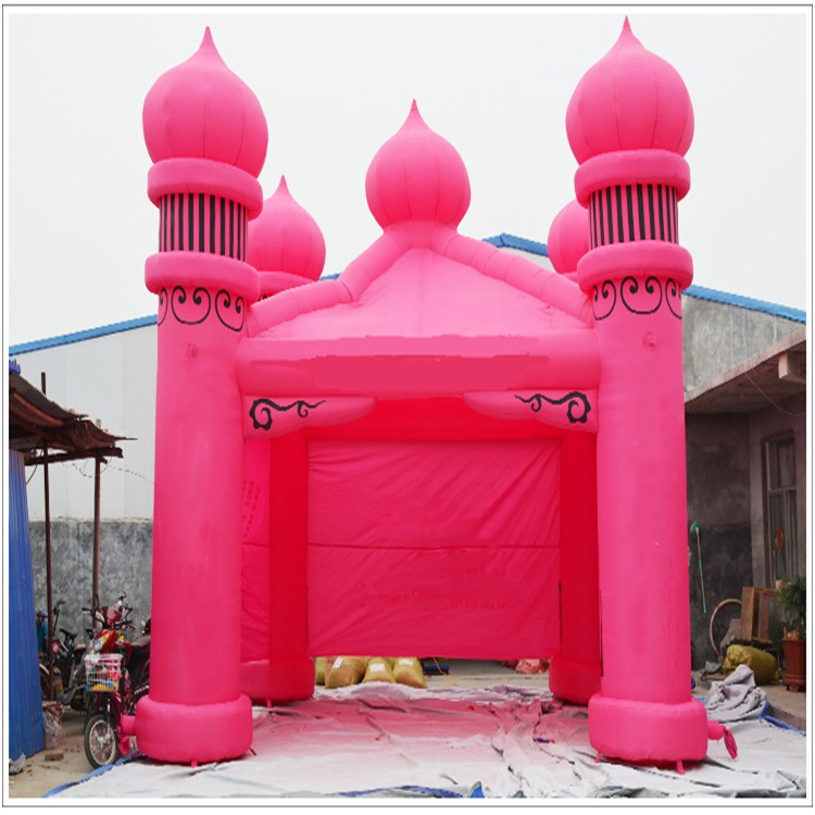 涞水粉色帐篷